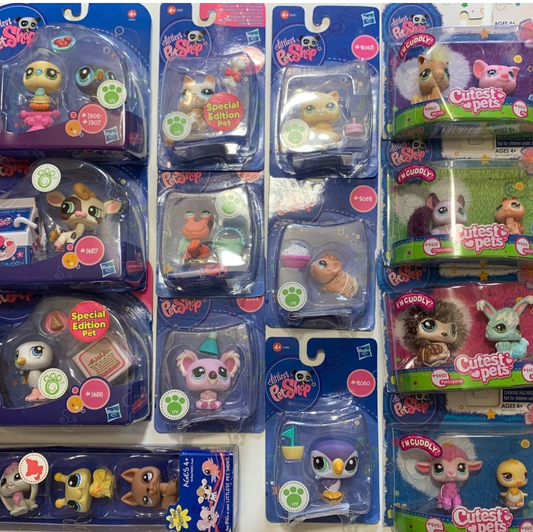 Littlest Pet Shop Build Your Own NIB Pets Lot – New in Box, Assorted Figures